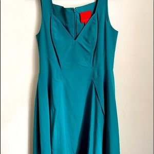 Zac Posen Teal Stitch Dress
